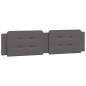 vidaXL Cama con colchón cuero sintético gris 200x200 cm vidaXL Cama con colchón cuero sintético gris 200x200 cm