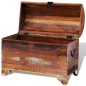 vidaXL Baúl de almacenamiento de madera reciclada maciza vidaXL Baúl de almacenamiento de madera reciclada maciza