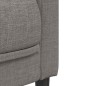 vidaXL Juego de sofás 3 piezas tela gris taupe vidaXL Juego de sofás 3 piezas tela gris taupe