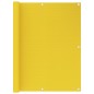 vidaXL Toldo para balcón HDPE amarillo 120x300 cm vidaXL Toldo para balcón HDPE amarillo 120x300 cm