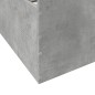 vidaXL Cama con cajones madera ingeniería gris hormigón 135x190 cm vidaXL Cama con cajones madera ingeniería gris hormigón 135x190 cm