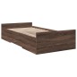 vidaXL Cama con cajones madera de ingeniería marrón roble 90x190 cm vidaXL Cama con cajones madera de ingeniería marrón roble 90x190 cm
