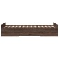 vidaXL Cama con cajones madera de ingeniería marrón roble 90x190 cm vidaXL Cama con cajones madera de ingeniería marrón roble 90x190 cm