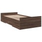 vidaXL Cama con cajones madera de ingeniería marrón roble 90x190 cm vidaXL Cama con cajones madera de ingeniería marrón roble 90x190 cm