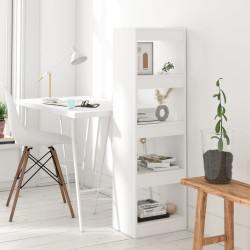 vidaXL Estantería/divisor de espacios blanco 40x30x135 cm