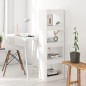 vidaXL Estantería/divisor de espacios blanco 40x30x135 cm vidaXL Estantería/divisor de espacios blanco 40x30x135 cm