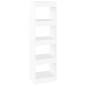 vidaXL Estantería/divisor de espacios blanco 40x30x135 cm vidaXL Estantería/divisor de espacios blanco 40x30x135 cm