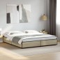 vidaXL Estructura cama madera ingeniería metal roble Sonoma 180x200 cm vidaXL Estructura cama madera ingeniería metal roble Sonoma 180x200 cm