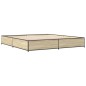 vidaXL Estructura cama madera ingeniería metal roble Sonoma 180x200 cm vidaXL Estructura cama madera ingeniería metal roble Sonoma 180x200 cm
