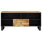 vidaXL Mueble de TV madera mango y madera contrachapada 100x33x46 cm vidaXL Mueble de TV madera mango y madera contrachapada 100x33x46 cm