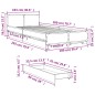 vidaXL Cama con cajones madera de ingeniería marrón roble 100x200 cm vidaXL Cama con cajones madera de ingeniería marrón roble 100x200 cm