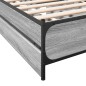 vidaXL Cama con cajones madera ingeniería gris Sonoma 90x200 cm vidaXL Cama con cajones madera ingeniería gris Sonoma 90x200 cm