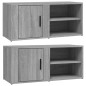 vidaXL Mueble TV 2 uds madera contrachapada gris Sonoma 80x31,5x36 cm vidaXL Mueble TV 2 uds madera contrachapada gris Sonoma 80x31,5x36 cm