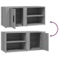 vidaXL Mueble TV 2 uds madera contrachapada gris Sonoma 80x31,5x36 cm vidaXL Mueble TV 2 uds madera contrachapada gris Sonoma 80x31,5x36 cm