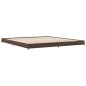 vidaXL Estructura cama madera ingeniería metal marrón roble 200x200 cm vidaXL Estructura cama madera ingeniería metal marrón roble 200x200 cm