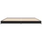 vidaXL Estructura de cama madera de ingeniería y metal negro 200x200cm vidaXL Estructura de cama madera de ingeniería y metal negro 200x200cm