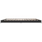 vidaXL Estructura de cama madera de ingeniería y metal negro 200x200cm vidaXL Estructura de cama madera de ingeniería y metal negro 200x200cm
