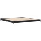 vidaXL Estructura de cama madera de ingeniería y metal negro 200x200cm vidaXL Estructura de cama madera de ingeniería y metal negro 200x200cm