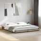 vidaXL Estructura cama madera ingeniería metal roble Sonoma 180x200 cm vidaXL Estructura cama madera ingeniería metal roble Sonoma 180x200 cm