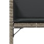 vidaXL Sillones de jardín con cojines 4 uds ratán sintético gris vidaXL Sillones de jardín con cojines 4 uds ratán sintético gris