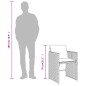 vidaXL Sillones de jardín con cojines 4 uds ratán sintético gris vidaXL Sillones de jardín con cojines 4 uds ratán sintético gris