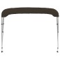 vidaXL Toldo bimini de 3 arcos negro 184x170x133 cm vidaXL Toldo bimini de 3 arcos negro 184x170x133 cm