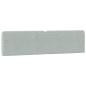 vidaXL Cabecero de cama acolchado terciopelo gris claro 200 cm vidaXL Cabecero de cama acolchado terciopelo gris claro 200 cm