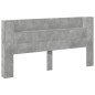 vidaXL Cabecero de cama con LED gris hormigón 200x16,5x103,5 cm vidaXL Cabecero de cama con LED gris hormigón 200x16,5x103,5 cm