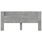 vidaXL Cabecero de cama con LED gris hormigón 200x16,5x103,5 cm vidaXL Cabecero de cama con LED gris hormigón 200x16,5x103,5 cm