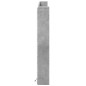 vidaXL Cabecero de cama con LED gris hormigón 180x16,5x103,5 cm