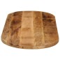 vidaXL Tablero de mesa ovalado madera maciza mango rugosa 120x50x2,5cm vidaXL Tablero de mesa ovalado madera maciza mango rugosa 120x50x2,5cm
