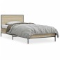 vidaXL Estructura cama madera ingeniería metal roble Sonoma 90x200 cm vidaXL Estructura cama madera ingeniería metal roble Sonoma 90x200 cm