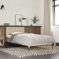 vidaXL Estructura cama madera ingeniería metal roble Sonoma 75x190 cm vidaXL Estructura cama madera ingeniería metal roble Sonoma 75x190 cm