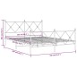 vidaXL Estructura de cama cabecero y estribo metal negro 150x200 cm vidaXL Estructura de cama cabecero y estribo metal negro 150x200 cm