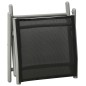 vidaXL Set de muebles de jardín 3 piezas textilene aluminio plateado vidaXL Set de muebles de jardín 3 piezas textilene aluminio plateado