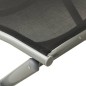 vidaXL Set de muebles de jardín 3 piezas textilene aluminio plateado vidaXL Set de muebles de jardín 3 piezas textilene aluminio plateado