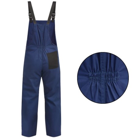 vidaXL Mono de trabajo de hombre talla XL azul