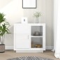 vidaXL Aparador blanco brillante 80x40x75 cm vidaXL Aparador blanco brillante 80x40x75 cm