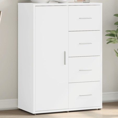 vidaXL Aparador de madera de ingeniería blanco 60x31x84 cm