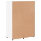 vidaXL Aparador de madera de ingeniería blanco 60x31x84 cm