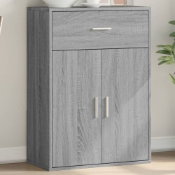 vidaXL Aparador madera de ingeniería gris Sonoma 60x30x84 cm