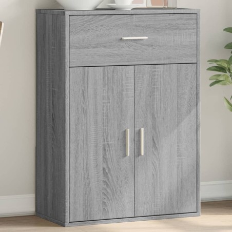 vidaXL Aparador madera de ingeniería gris Sonoma 60x30x84 cm