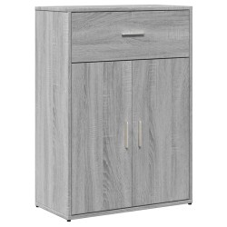 vidaXL Aparador madera de ingeniería gris Sonoma 60x30x84 cm