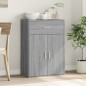 vidaXL Aparador madera de ingeniería gris Sonoma 60x30x84 cm vidaXL Aparador madera de ingeniería gris Sonoma 60x30x84 cm