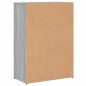 vidaXL Aparador madera de ingeniería gris Sonoma 60x30x84 cm vidaXL Aparador madera de ingeniería gris Sonoma 60x30x84 cm