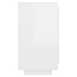 vidaXL Aparador blanco brillante 80x40x75 cm vidaXL Aparador blanco brillante 80x40x75 cm