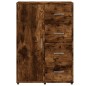 vidaXL Aparador de madera de ingeniería roble ahumado 60x31x84 cm