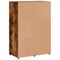 vidaXL Aparador de madera de ingeniería roble ahumado 60x31x84 cm