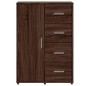 vidaXL Aparador de madera de ingeniería roble marrón 60x31x84 cm vidaXL Aparador de madera de ingeniería roble marrón 60x31x84 cm