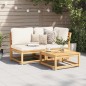 vidaXL Set de muebles de jardín 2 piezas con cojines madera acacia vidaXL Set de muebles de jardín 2 piezas con cojines madera acacia
